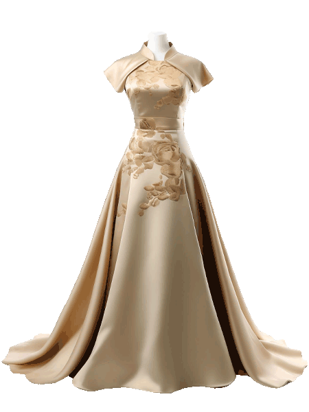 Two-Tone Sequin Dress